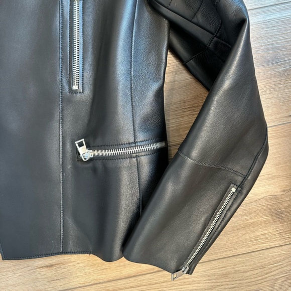 NWT men’s Michael Kors leather jacket - Picture 4 of 8